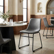 Smart Charcoal Dining Chair (Set of 2) by Zuomod at Eve Furniture