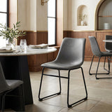Smart Charcoal Dining Chair (Set of 2) by Zuomod at Eve Furniture