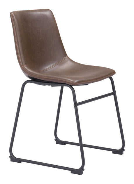Smart Dining Chair Vintage Espresso by Zuomod at Eve Furniture