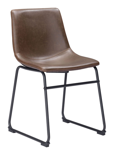 Smart Dining Chair Vintage Espresso by Zuomod at Eve Furniture