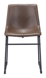 Smart Dining Chair Vintage Espresso by Zuomod at Eve Furniture