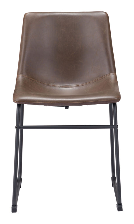 Smart Dining Chair Vintage Espresso by Zuomod at Eve Furniture