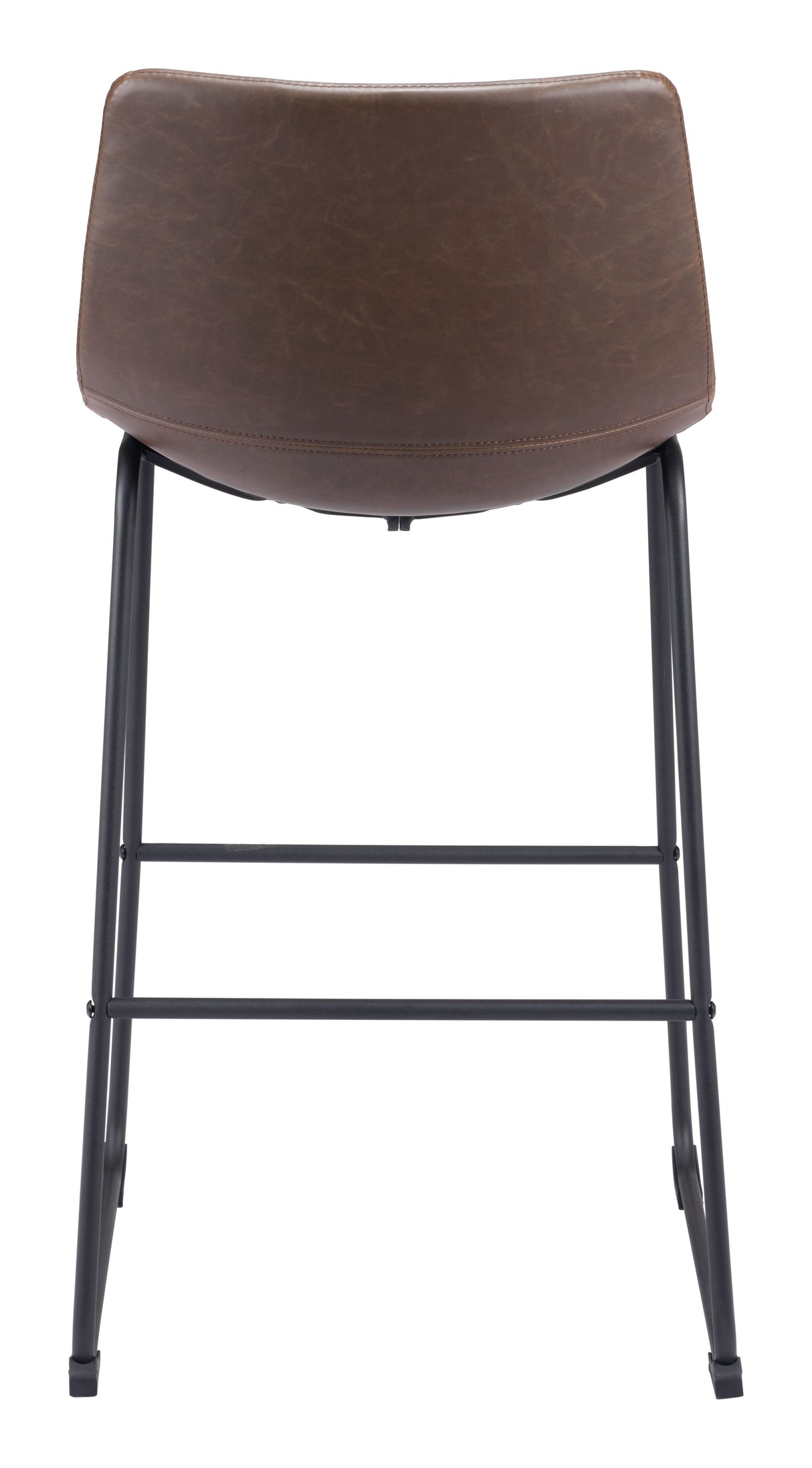 Smart Vintage Espresso Barstool (Set of 2) by Zuomod at Eve Furniture