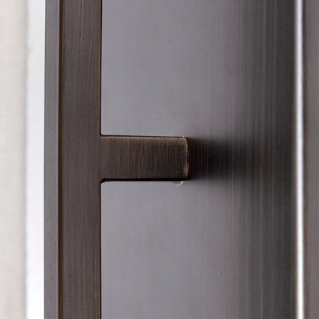 Smithe I Black Toned Metal Cream Lampshade Wall Sconce by Mercana at Eve Furniture