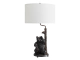 Smokey Pines Brown/Black Table Lamp by Crestview at Eve Furniture