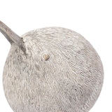 Snipe I 6L x 6W Off-White Resin Bird Ornament W/ Metal Feet by Mercana at Eve Furniture