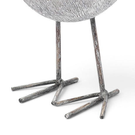 Snipe I Off-White Resin Bird Ornament W/ Metal Feet by Mercana at Eve Furniture