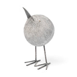 Snipe I Off-White Resin Bird Ornament W/ Metal Feet by Mercana at Eve Furniture