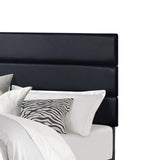 Snooze Suite Black Platform Queen Bed by Happy Homes at Eve Furniture