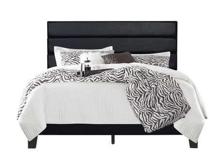 Snooze Suite Black Platform Queen Bed by Happy Homes at Eve Furniture
