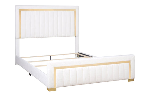 Snooze White Queen Bed by Happy Homes at Eve Furniture