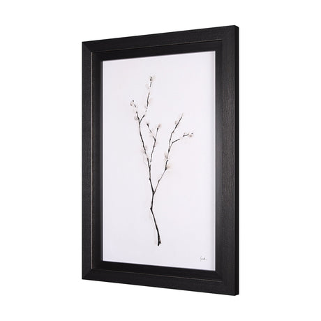 Snow Greetings I by Mercana Studio a Hand Embellished Textured Framed Art Print by Mercana at Eve Furniture