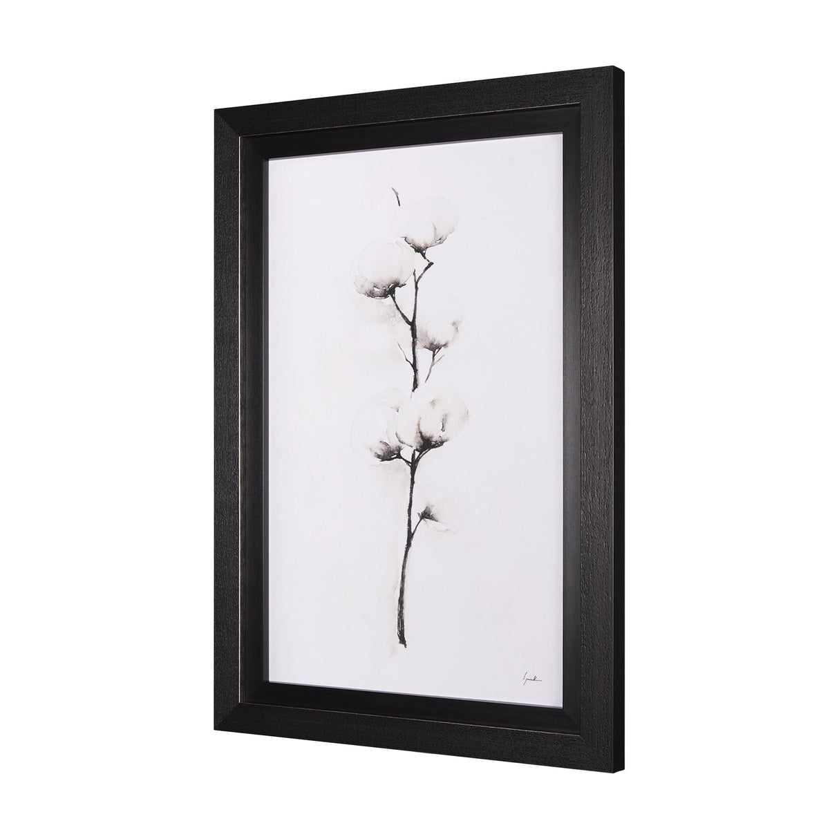 Snow Greetings II by Mercana Studio a Hand Embellished Textured Framed Art Print by Mercana at Eve Furniture