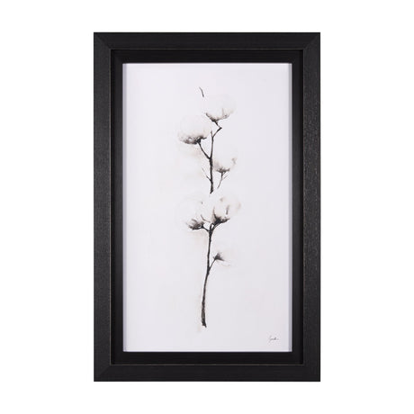 Snow Greetings II by Mercana Studio a Hand Embellished Textured Framed Art Print by Mercana at Eve Furniture