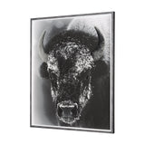 Snow Mask by Mercana Studio a Hand Embellished Textured Framed Photo Art Print Matted under Glass by Mercana at Eve Furniture