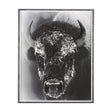 Snow Mask by Mercana Studio a Hand Embellished Textured Framed Photo Art Print Matted under Glass by Mercana at Eve Furniture