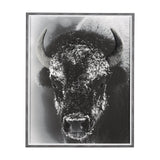 Snow Mask by Mercana Studio a Hand Embellished Textured Framed Photo Art Print Matted under Glass by Mercana at Eve Furniture