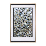 Snowgoose Migration 1 by Gary Blatter Hand Embellished Textured Framed Art Print Matted under Glass by Mercana at Eve Furniture