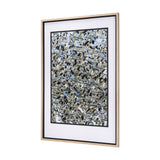 Snowgoose Migration 2 by Gary Blatter Hand Embelished Textured Framed Art Print Matted under Glass by Mercana at Eve Furniture