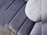 Snowy 3-pieces (Sofa & Loveseat & Swivel Chair) Livingroom Set Anthracite by Furnia at Eve Furniture