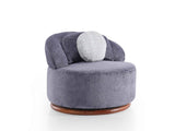 Snowy Chair Anthracite by Furnia at Eve Furniture