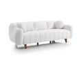 Snowy Cream Stationary Sofa by Furnia at Eve Furniture