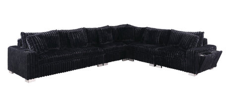 Snuggle Station Black Sectional by New Era Innovations at Eve Furniture