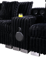 Snuggle Station Black Sectional by New Era Innovations at Eve Furniture