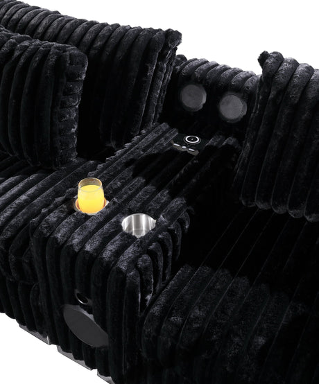 Snuggle Station Black Sectional by New Era Innovations at Eve Furniture