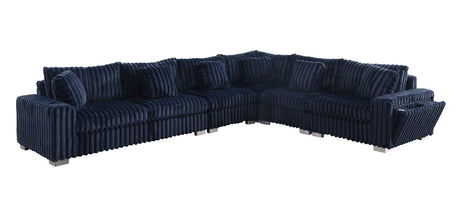 Snuggle Station Blue Sectional by New Era Innovations at Eve Furniture
