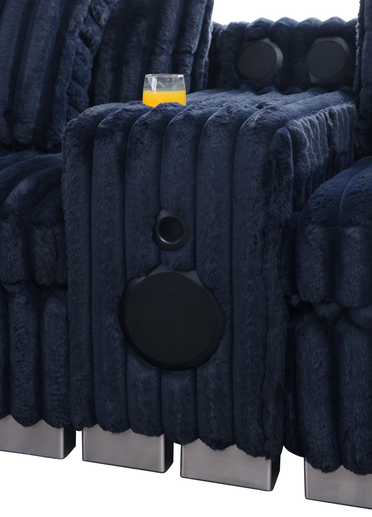 Snuggle Station Blue Sectional by New Era Innovations at Eve Furniture