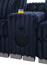 Snuggle Station Blue Sectional by New Era Innovations at Eve Furniture