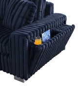 Snuggle Station Blue Sectional by New Era Innovations at Eve Furniture