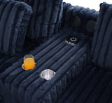 Snuggle Station Blue Sectional by New Era Innovations at Eve Furniture