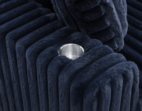 Snuggle Station Blue Sectional by New Era Innovations at Eve Furniture