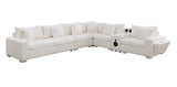 Snuggle Station Cream Sectional by New Era Innovations at Eve Furniture