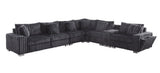 Snuggle Station Grey Sectional by New Era Innovations at Eve Furniture