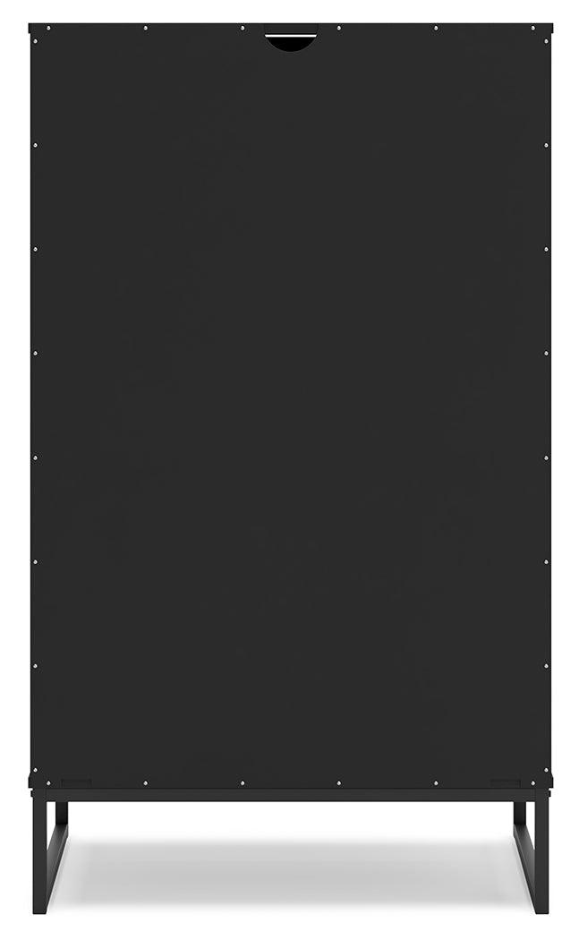 Socalle Black Chest of Drawers by Ashley at Eve Furniture