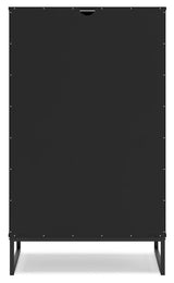 Socalle Black Chest of Drawers by Ashley at Eve Furniture