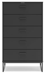 Socalle Black Chest of Drawers