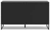 Socalle Black Dresser by Ashley at Eve Furniture