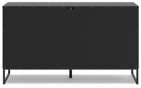 Socalle Black Dresser by Ashley at Eve Furniture