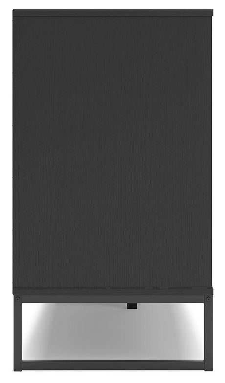 Socalle Black Dresser by Ashley at Eve Furniture