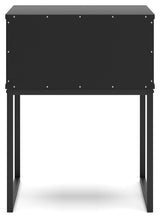 Socalle Black Nightstand by Ashley at Eve Furniture