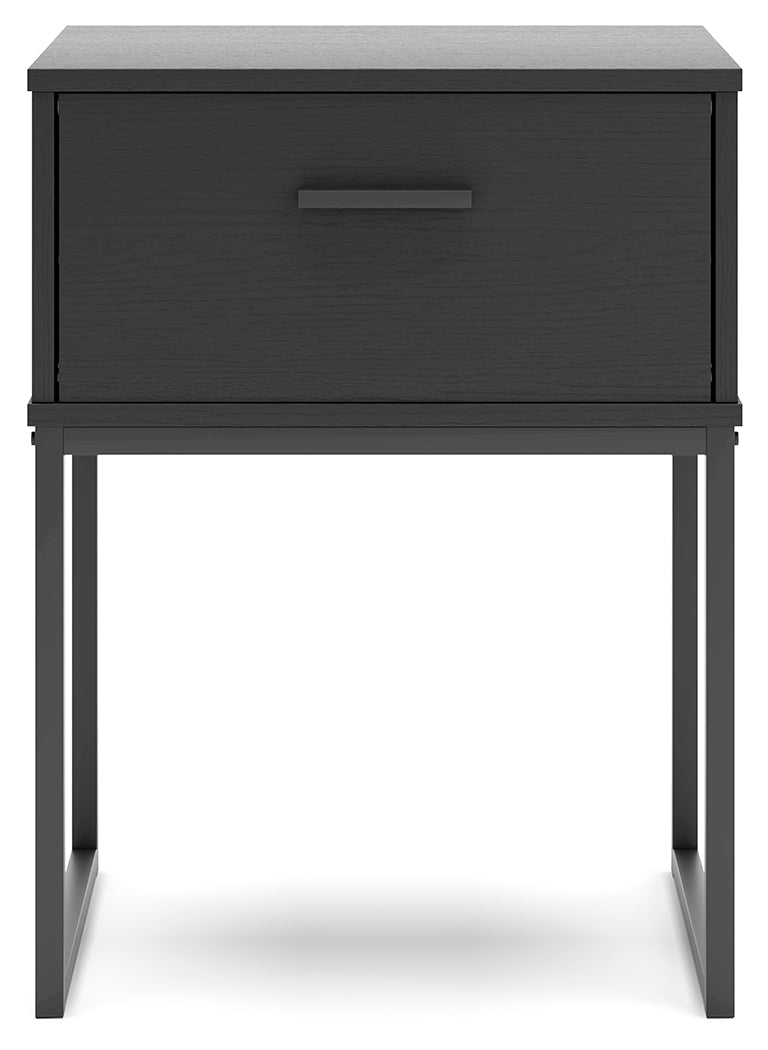 Socalle Black Nightstand