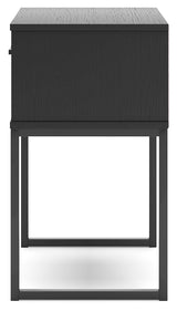 Socalle Black Nightstand