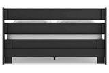 Socalle Black Queen Panel Platform Bed by Ashley at Eve Furniture