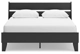 Socalle Black Queen Panel Platform Bed by Ashley at Eve Furniture
