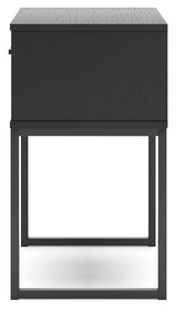 Socalle Black Queen Panel Platform Bedroom Set by Ashley at Eve Furniture