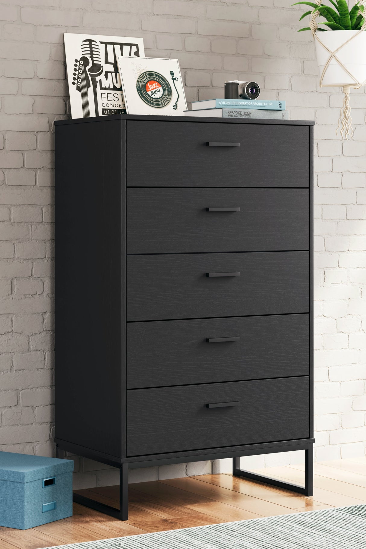 Socalle Black Queen Panel Platform Bedroom Set by Ashley at Eve Furniture